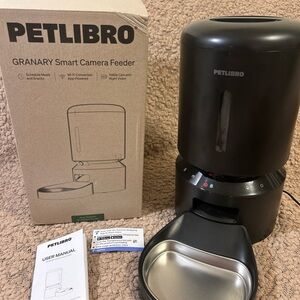 PETLIBRO PLAF203 Black 1080P HD Video Automatic Cat Feeder With Camera(5L)